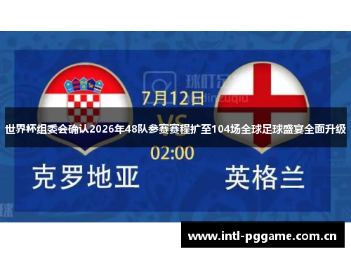 世界杯组委会确认2026年48队参赛赛程扩至104场全球足球盛宴全面升级 世界杯组委会确认2026年48队参赛赛程扩至104场全球足球盛宴全面升级